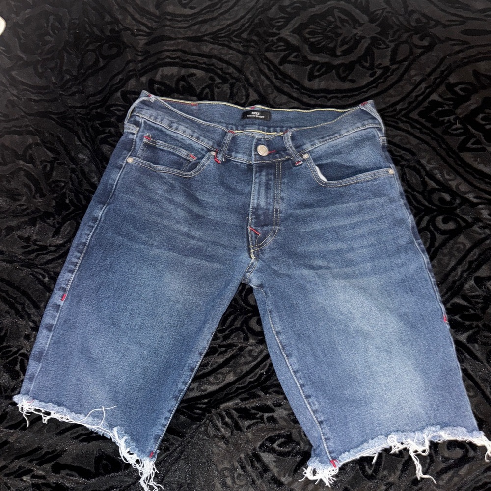 Stylish Blue Denim Cutoff Shorts